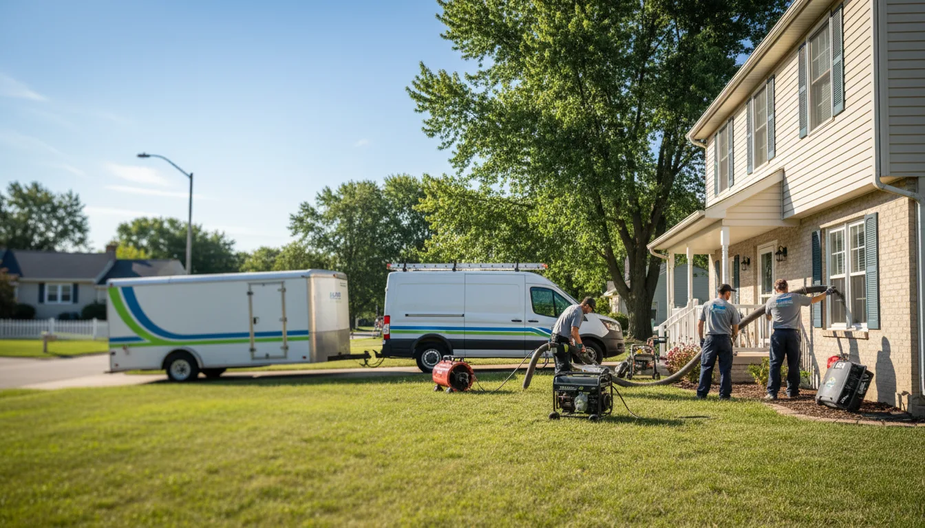 Flooded Basement Restoration And Cleanup With Repair in Park City, KS near me